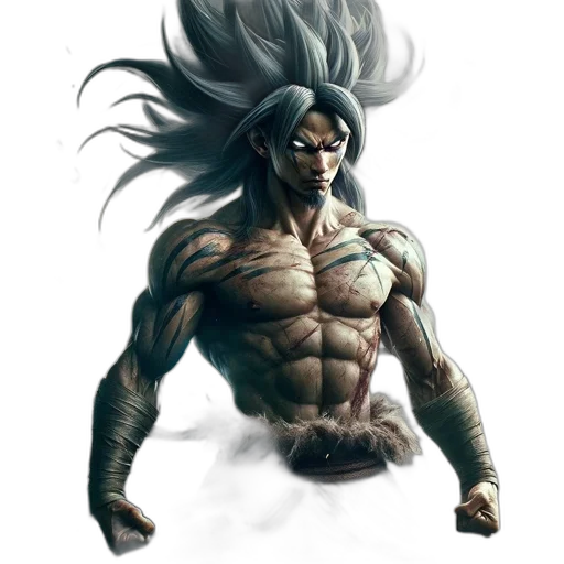hair, creature, concept art, comic book art transparent PNG cut-out