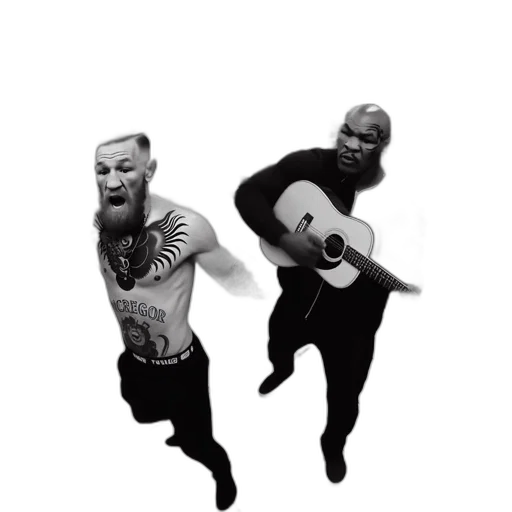 concept art, cartoon, two, men transparent PNG cut-out
