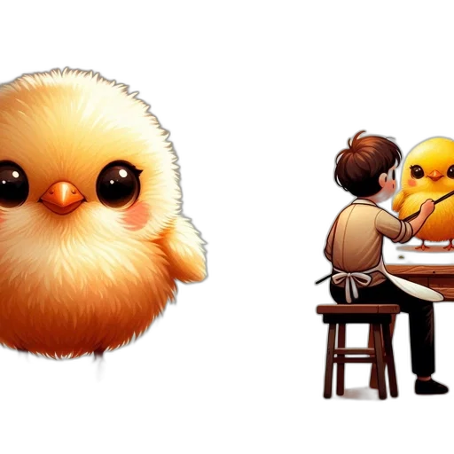 concept art, pixel art, 3d render, watercolor transparent PNG cut-out