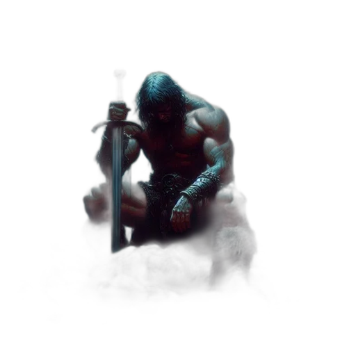 sword, weapon, creature, staff transparent PNG cut-out