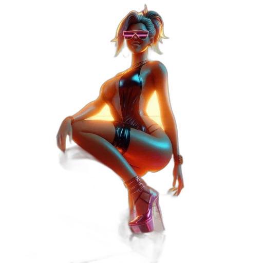 dress, mask, robot, shoes transparent PNG cut-out