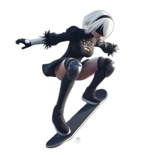 robot, jacket, weapon, staff transparent PNG cut-out