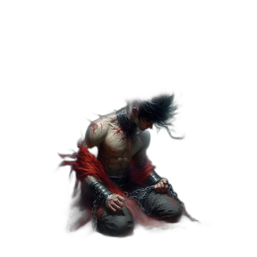 sword, creature, weapon, hair transparent PNG cut-out
