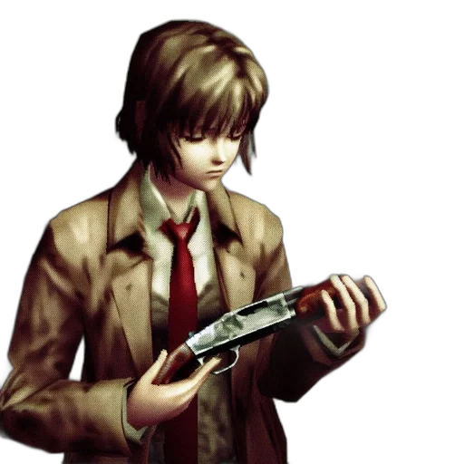 weapon, jacket, staff, pixel art transparent PNG cut-out