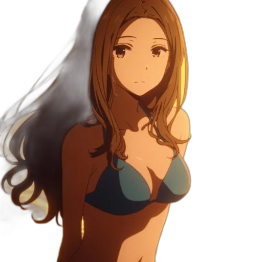dress, hair, face, anime transparent PNG cut-out