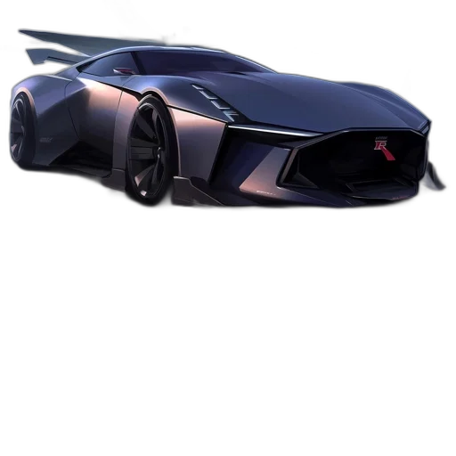 car, weapon, 3d render, concept art transparent PNG cut-out