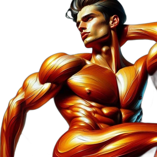 comic book art, photorealistic, concept art, 3d render transparent PNG cut-out