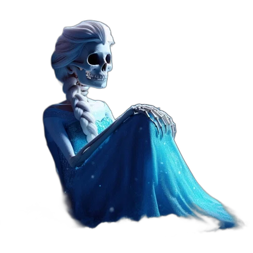 dress, creature, mask, jewelry transparent PNG cut-out