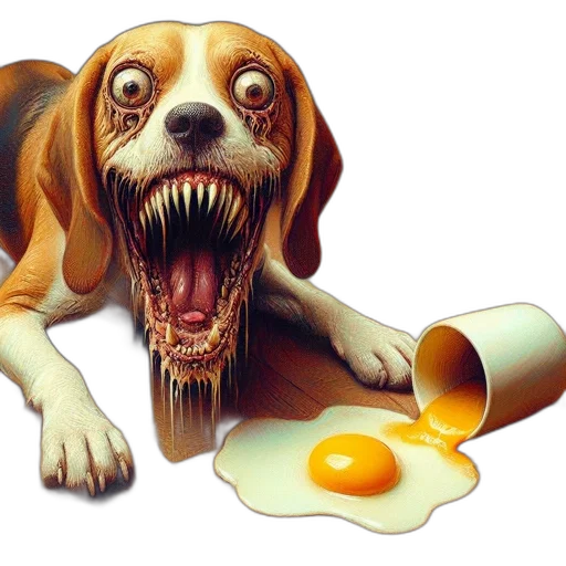food, animal, creature, photorealistic transparent PNG cut-out