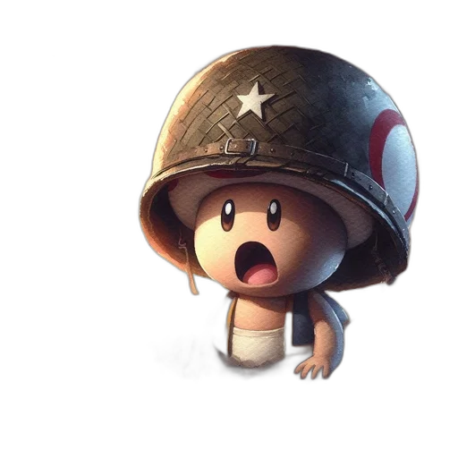 hat, staff, concept art, 3d render transparent PNG cut-out