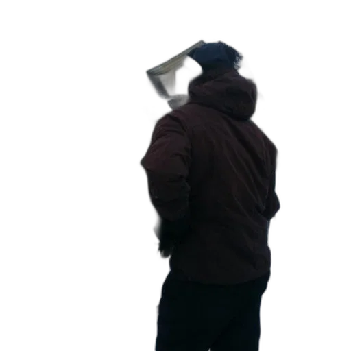 staff, hat, jacket, umbrella transparent PNG cut-out