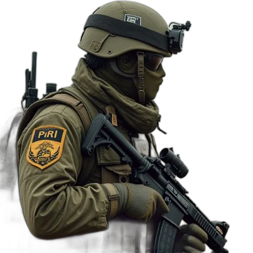staff, weapon, mask, jacket transparent PNG cut-out