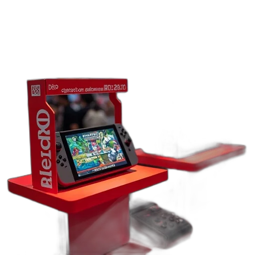 3d render, nintendo, gaming, consoles transparent PNG cut-out