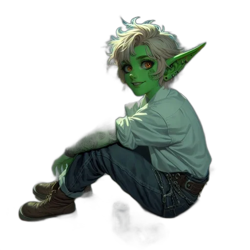 staff, mask, creature, concept art transparent PNG cut-out