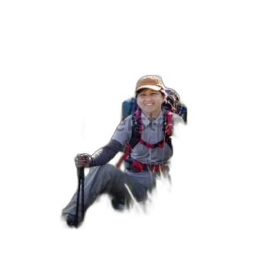 creature, animal, jacket, staff transparent PNG cut-out