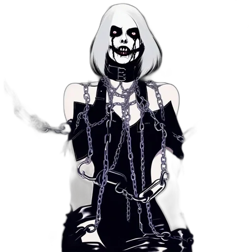 staff, dress, mask, concept art transparent PNG cut-out