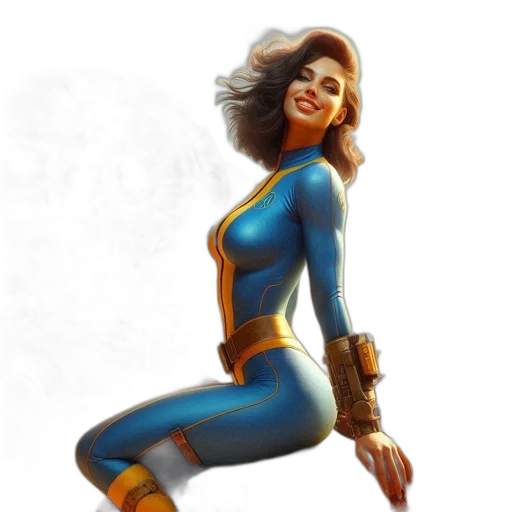 comic book art, concept art, fantasy art, cartoon transparent PNG cut-out