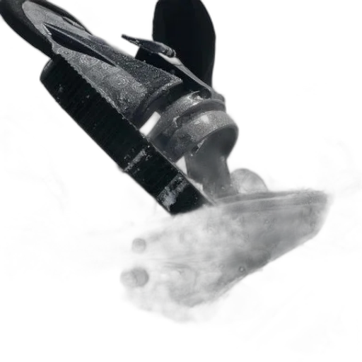 weapon, staff, mask, shoes transparent PNG cut-out