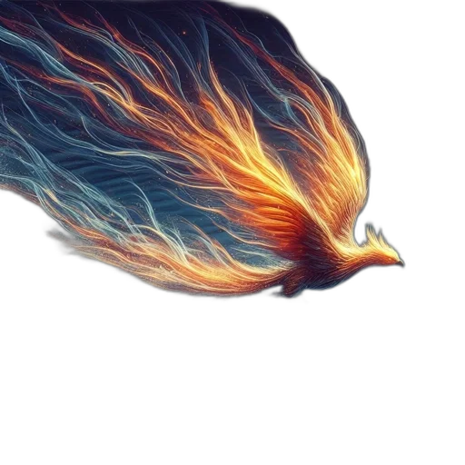 dragon, hair, animal, creature transparent PNG cut-out