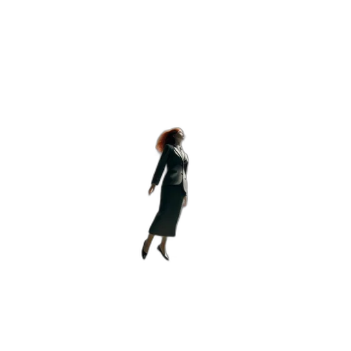 dress, hair, robot, creature transparent PNG cut-out