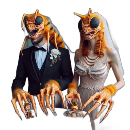mask, jewelry, robot, dragon transparent PNG cut-out