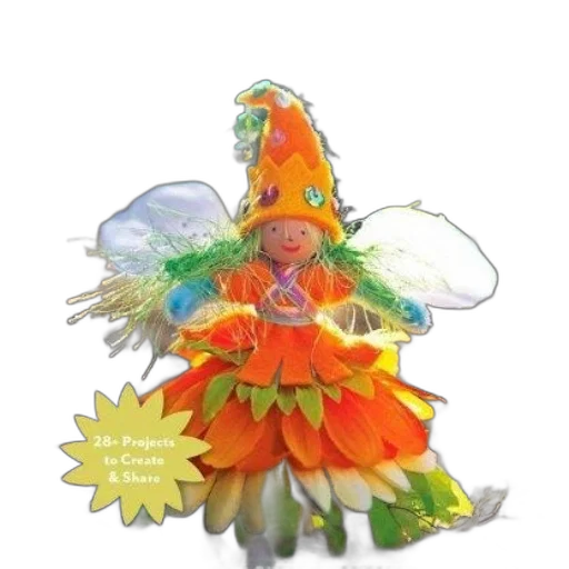 crown, dress, flower, forest transparent PNG cut-out