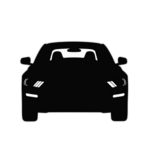 car, face, concept art, 3d render transparent PNG cut-out