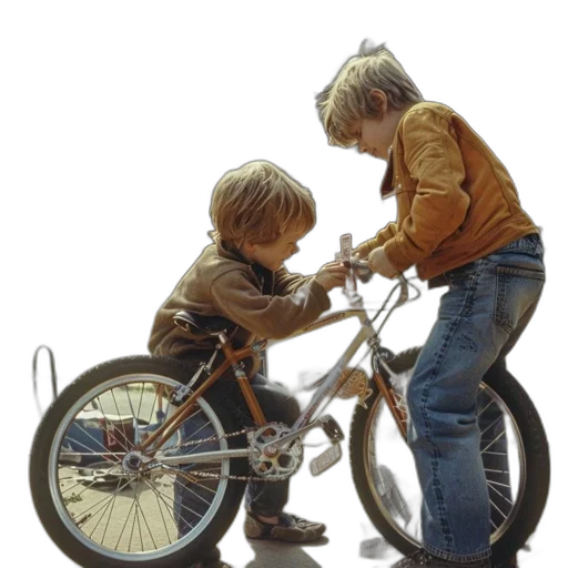 photorealistic, oil painting, concept art, two transparent PNG cut-out