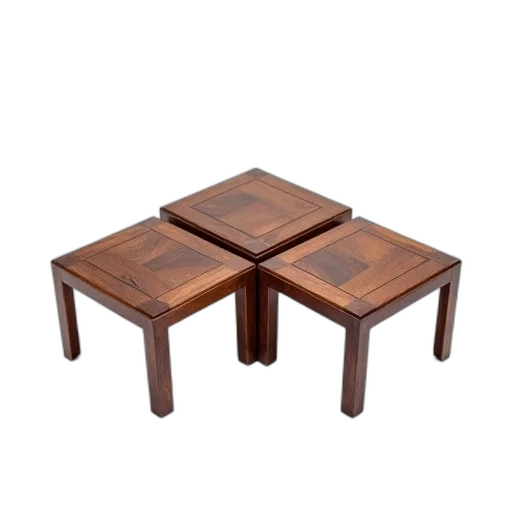 furniture, 3d render, earth tones, set transparent PNG cut-out