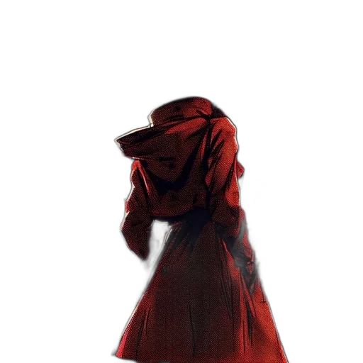 dress, mask, jacket, hat transparent PNG cut-out