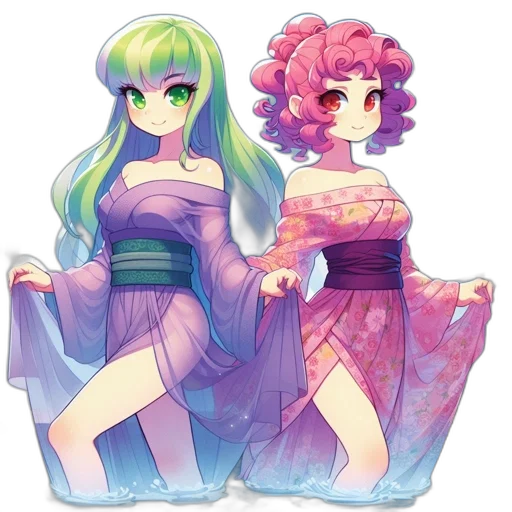 dress, pixel art, vaporwave, concept art transparent PNG cut-out