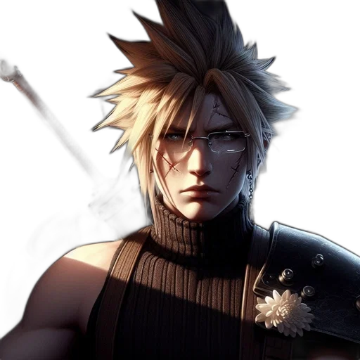 staff, weapon, face, concept art transparent PNG cut-out