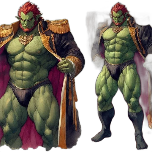concept art, fantasy art, comic book art, 3d render transparent PNG cut-out