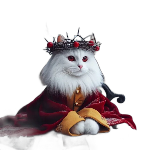 crown, animal, staff, dragon transparent PNG cut-out