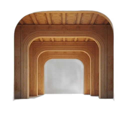 furniture, crown, 3d render, floor transparent PNG cut-out
