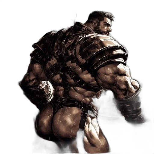 creature, animal, hair, weapon transparent PNG cut-out