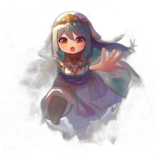 crown, face, mask, staff transparent PNG cut-out