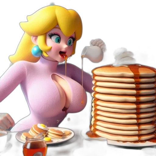 food, dress, 3d render, concept art transparent PNG cut-out