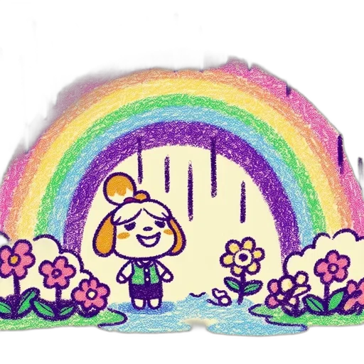 umbrella, staff, flower, crown transparent PNG cut-out