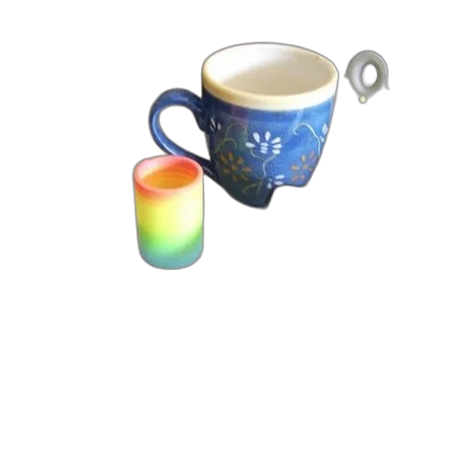 staff, food, 3d render, vaporwave transparent PNG cut-out