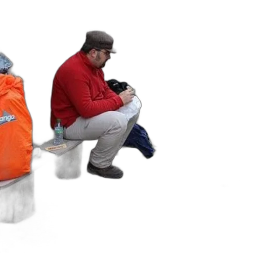 jacket, hat, furniture, 3d render transparent PNG cut-out