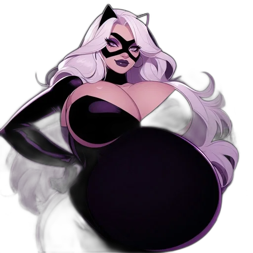 dress, hair, concept art, cartoon transparent PNG cut-out