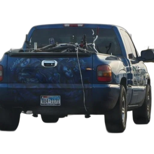 car, weapon, blue, truck transparent PNG cut-out