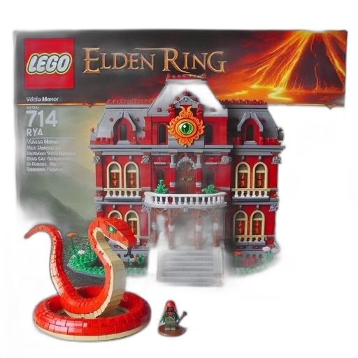 concept art, 3d render, lego, set transparent PNG cut-out