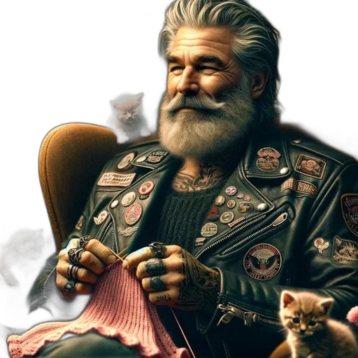 jacket, animal, face, staff transparent PNG cut-out
