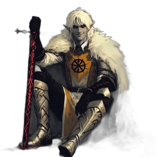 sword, staff, weapon, fantasy art transparent PNG cut-out