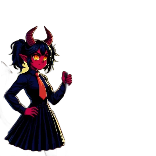 dress, staff, pixel art, concept art transparent PNG cut-out