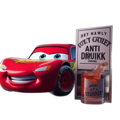 car, bottle, food, robot transparent PNG cut-out