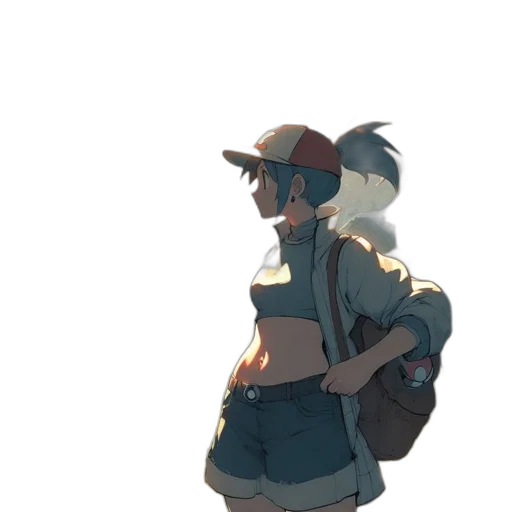 hat, jacket, staff, dress transparent PNG cut-out