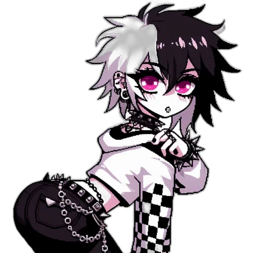 creature, staff, pixel art, cartoon transparent PNG cut-out